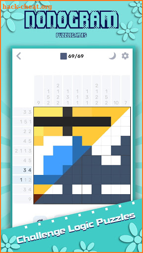 Nonogram - Logic Pixel Cross Puzzle screenshot