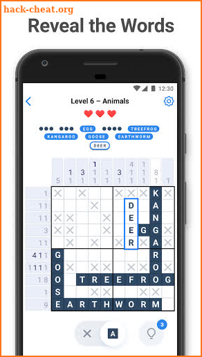 Nonogram Words - Word Cross Puzzle screenshot