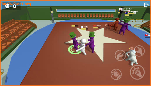 Noodleman Gang Fight:Fun .io Games of Beasts Party screenshot