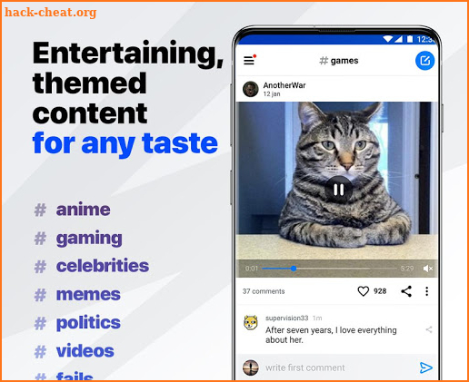 Noon – memes, anime and gaming communities screenshot