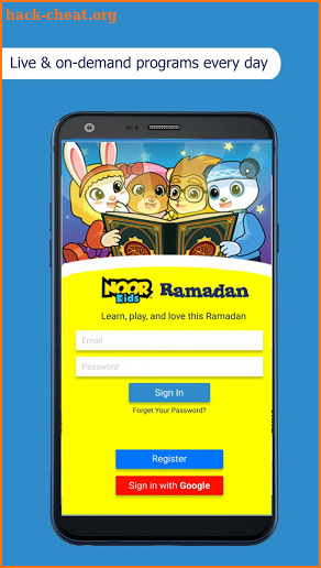 Noor Kids - Interactive Mobile App screenshot