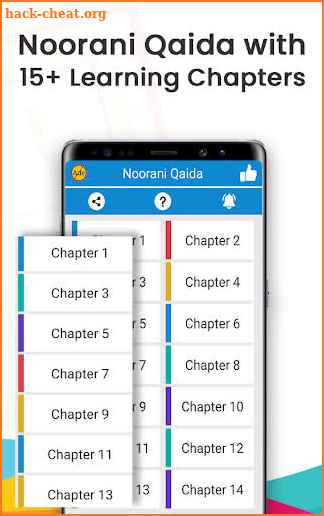 Noorani Qaida Arabic Alphabets screenshot