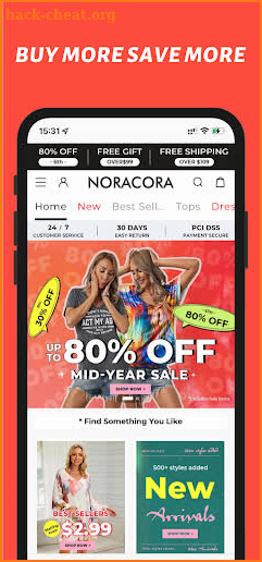 Noracora-Female Fashion Online screenshot