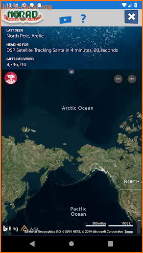 NORAD Tracks Santa screenshot