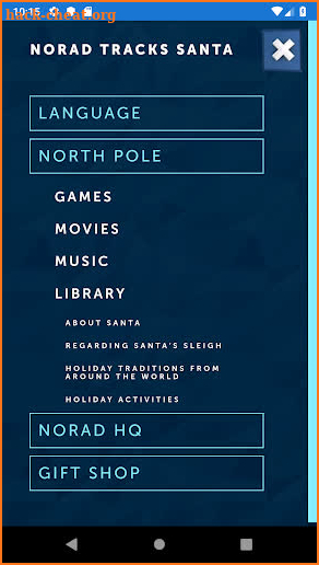 NORAD Tracks Santa screenshot