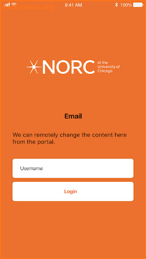 NORC 2020 ERP screenshot