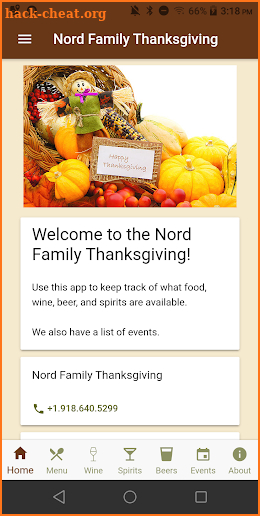 Nord Family Thanksgiving screenshot