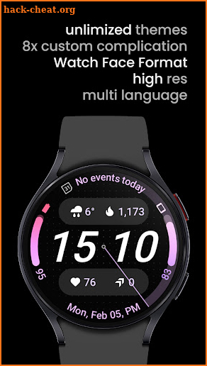 Nord SE: Wear OS 4 watch face screenshot