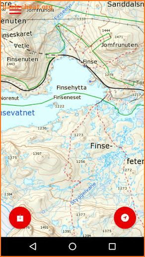 Norgeskart screenshot