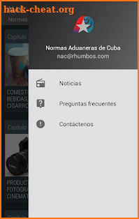 Normas Aduaneras de Cuba screenshot