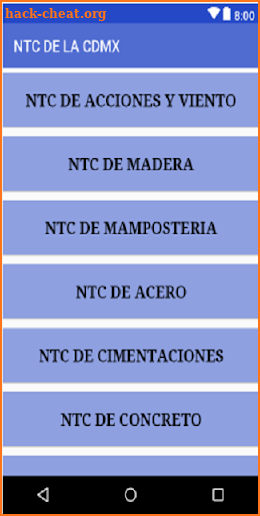 Normas Técnicas Complementarias CDMX screenshot
