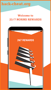 NORMS 24/7 Rewards screenshot