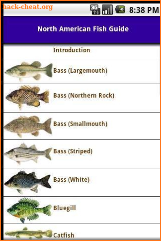 North American Fish Guide screenshot