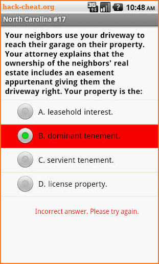 North Carolina Real Estate Exam Prep screenshot