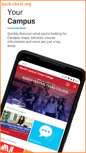 North Central Texas College screenshot