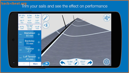 North U Sailing Trim Simulator screenshot