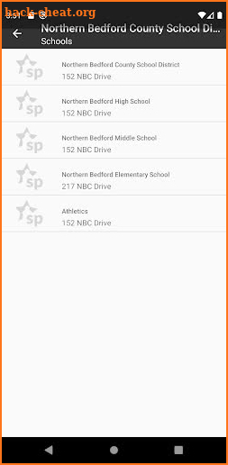 Northern Bedford County School District screenshot