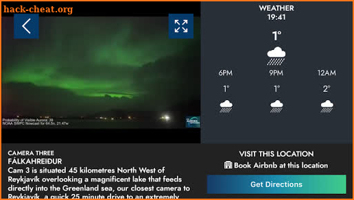 Northern Lights  Detection System For Iceland screenshot