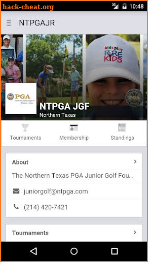 Northern Texas PGA Junior Tour screenshot