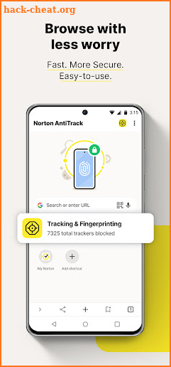 Norton AntiTrack screenshot
