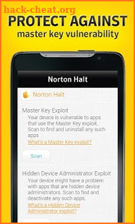 Norton Halt exploit defender screenshot