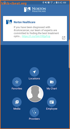 Norton Healthcare screenshot