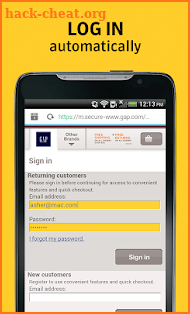 Norton Identity Safe Password screenshot