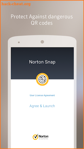 Norton Snap qr code reader screenshot