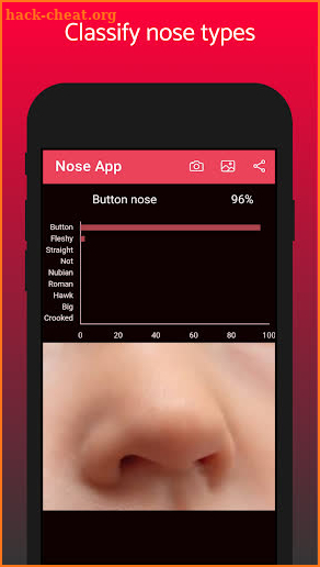 Nose App-A.I. Nose type detect screenshot
