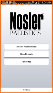 Nosler Ballistics 2.0 screenshot
