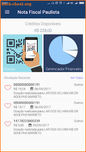 Nota Fiscal Paulista screenshot