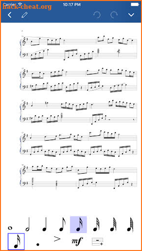 Notation Pad - Sheet Music Score Composer screenshot