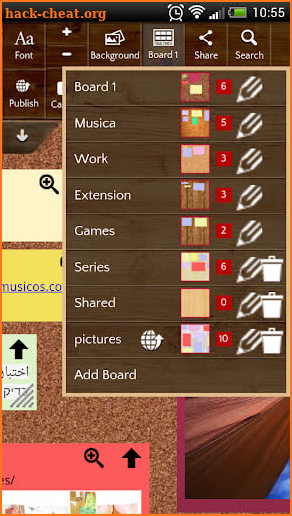 Note Board app (Ads free) screenshot
