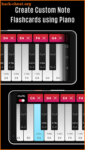 Note Flash -Learn Music Sight Read Piano Flashcard screenshot