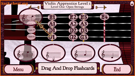 Note Navigator: Violin screenshot