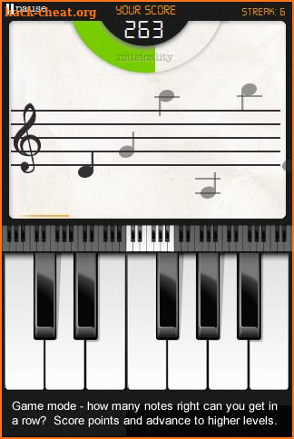Note Trainer Lite Learn Piano screenshot