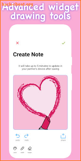 Note Widget - Live Drawing screenshot