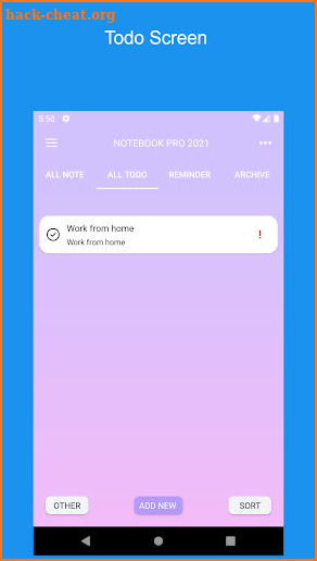 Notebook Pro 2021 screenshot