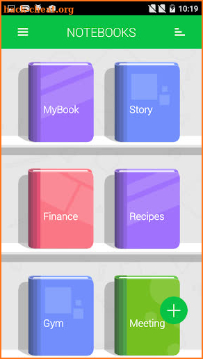 Notebooks screenshot