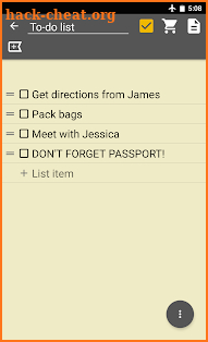 Notepad & To Do List screenshot