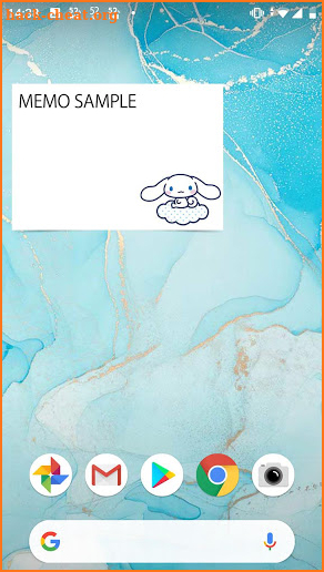 Notepad Cinnamoroll screenshot