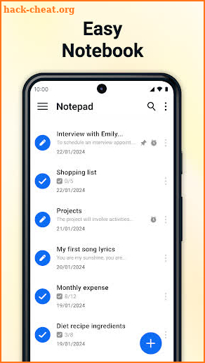 Notepad - Notes and Notebook screenshot