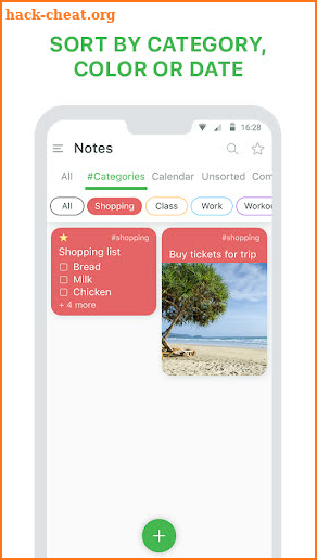 Notes: notepad and lists, organizer, reminders screenshot