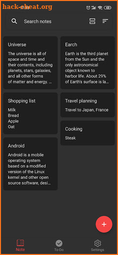 Notes - Notepad, Free note app, Todo list screenshot