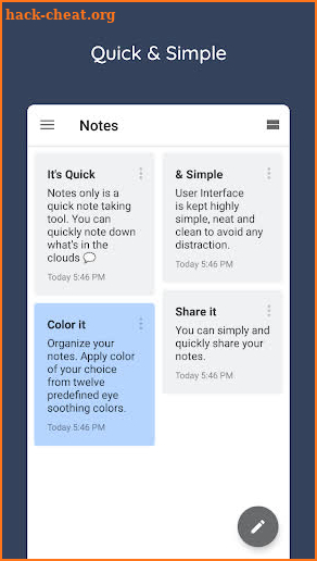 Notesonly Pro - Simple Notepad screenshot