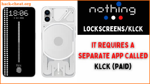Nothing Lock Screen (KLCK) screenshot