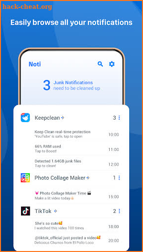Noti - notification manager, blocker, cleaner🔕 screenshot