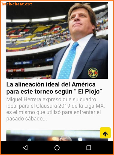 Noticias Club América screenshot