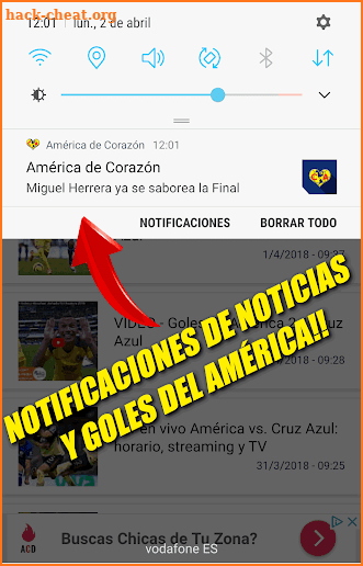 Noticias del Club América screenshot