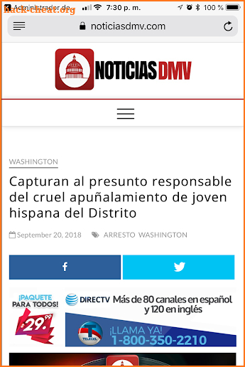 NOTICIAS DMV screenshot